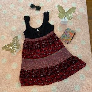 Free People Boho Mini Dress